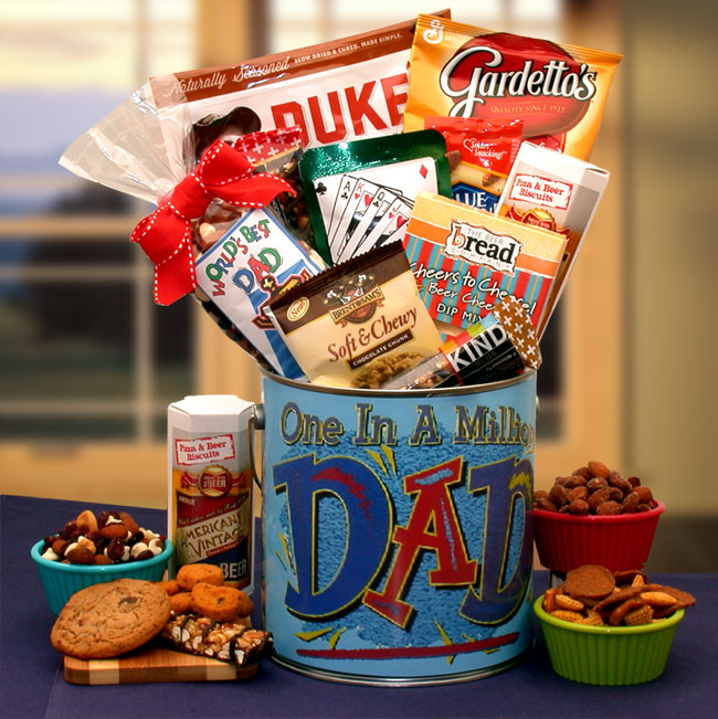 You're-One-In-A-Million-Dad-Premium-Snacks-&-Nuts-Gift-Pail
