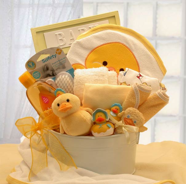 Bath-Time-Baby-New-Baby-Basket'Blue