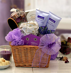 Lavender-Relaxation-Spa-Gift-Basket