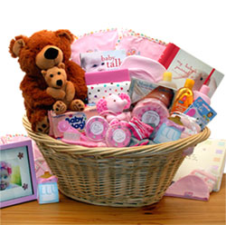 Deluxe-Welcome-Home-Precious-Baby-Basket'Pink