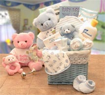 Sweet-Baby-of-Mine-New-Baby-Basket-'Blue