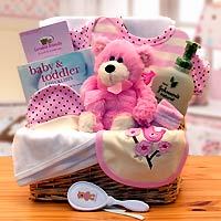 Organic-New-Baby-Basics-Gift-Baskets-'-Pink